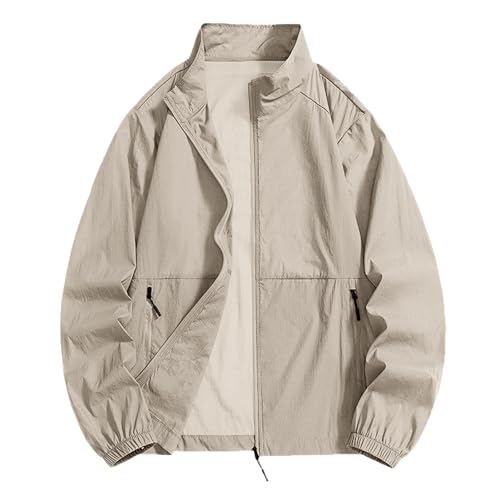 Windbreaker Men Sun Protection Shirts Lightweight Golf Jacket Zipper Raincoats Summer Fishing Long Sleeve Up Waterproof2