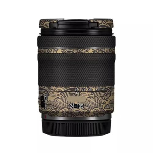 Protection objectif Canon RF 24-105 mm F4-7.1 STM autocollant vinyle anti-rayures doré