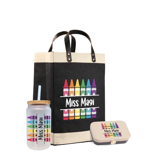 Bolsa de algodón personalizada para profesor miniatura 1