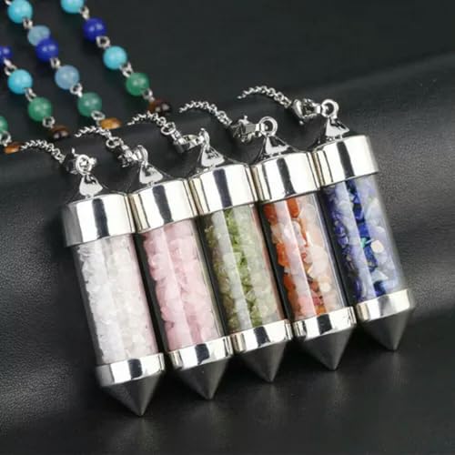 Lapis Lazuli Magic Stone pendule prisme d'exception aux 7 gemmes naturelles - 3