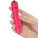 Personal Cordless Magic Massager Mini Portable Pocket Waterproof Handheld Therapy 10 Frequency Wand Massager for Body Therapeutic Muscle Aches Sports Recovery (Rose Red)