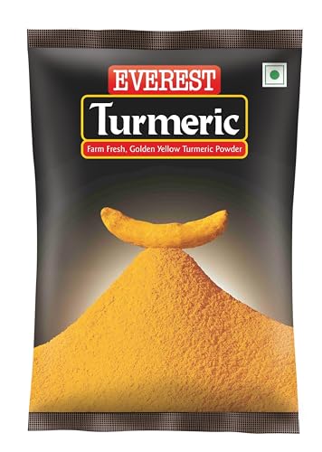 Image of Everest Turmeric Powder -200gm | Pure, Fine-Ground Haldi with Bright Natural Yellow Colour & Rich Aroma | Essential Haldi Powder for Everyday Indian Cooking (Pack of 2)