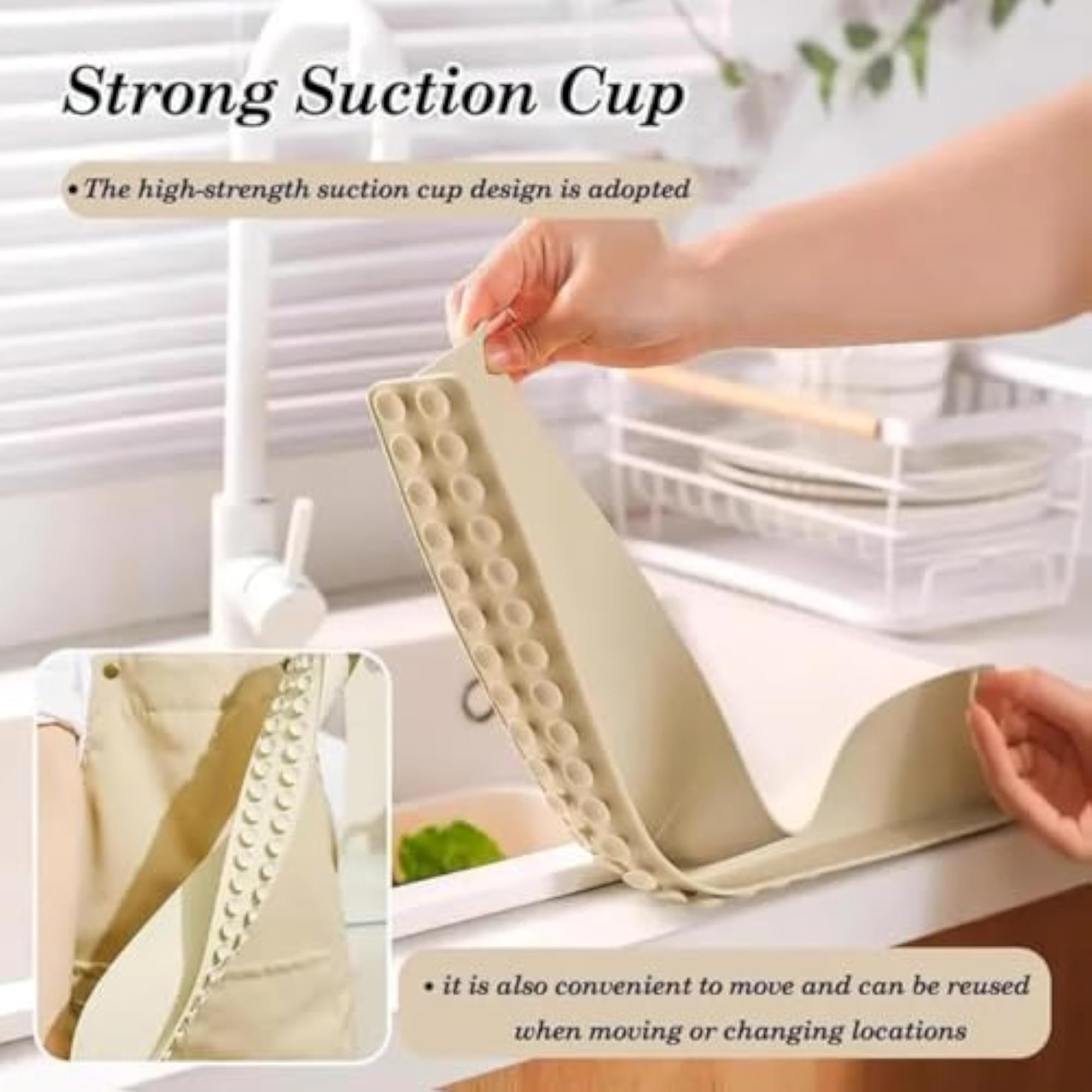 2PCS Silicone Sink Splash Guard