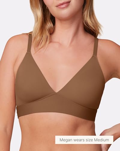 Image of Harper Wilde Bliss Triangle Bralette - Ultra-Soft, Lightweight Bralette for Women with No Cups, No Wires, No Padding