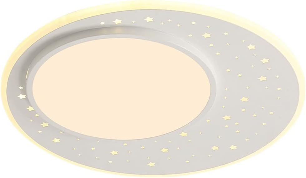 Plafonnier encastré style nordique moderne et rond pour salon et chambre coucher