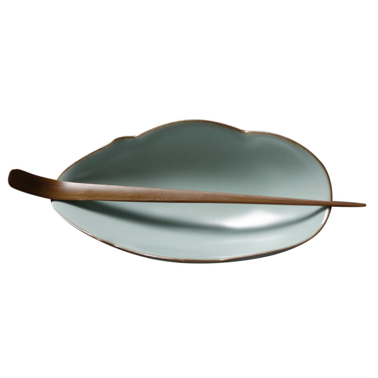 WEKADRIN 1 Set Cyan Tea Scoop Elegant Teaware Accessories for Afternoon Tea Ergonomic Design Smooth Surface Easy to Clean and Avoiding Burns