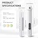 Automatic Needle Threaders Seam Ripper, Upgraded 3 in 1 Sewing Needle Threader Tool, Stretchable Quick Seam Rippers with Needle Storage for Hand Quilling, Embroidery Stitch Removal(Grey)