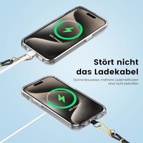 OLEPHY Crossbody Phone Lanyard Strap with 2 Pack Patchs - Image 3