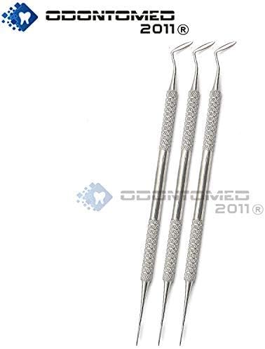 Miniatura 2 de odontomed2011 3PCS Dental periotome anterior posterior periosteal ascensor oral implante instrumentos ODM