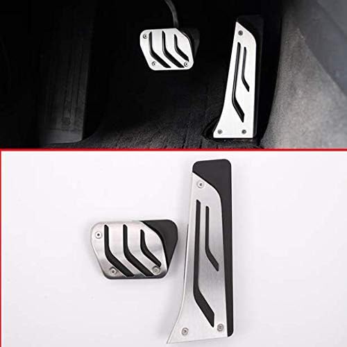 YIWANG No Drill Fuel Gas Brake Pedal pad Cover For 1 2 3 4 5 6 7 Series Z4 X 3 X4 X 5 X6 F20 F30 F31 F32 F34 F36 F10 F07 F01 F25 F15 F16 F26 F12 G11 E70 E71