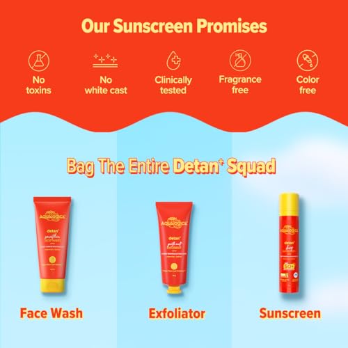 Aqualogica Detan+ Dewy Sunscreen with Cherry Tomato & Hyaluronic Acid with SPF 50 & PA++++ for Men & Women - For Normal, Dry & Combination Skin 7 Aqualogica Detan+ Dewy Sunscreen with Cherry Tomato & Hyaluronic Acid with SPF 50 & PA++++ for Men & Women - For Normal, Dry & Combination Skin - Image 7