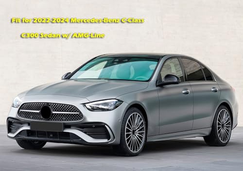 Image of Car Mudguard Mud Flaps Splash Guard Fender Compatible with 2022 2023 2024 Mercedes-Benz C-Class C300 Sedan AMG-Line