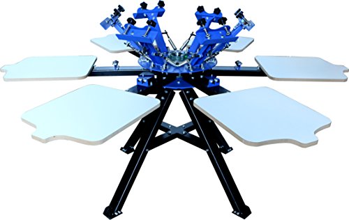 Silk Screen Printing Press Machine (6 Color/Station)