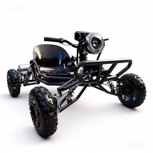 Electric Go Kart 2000W Black