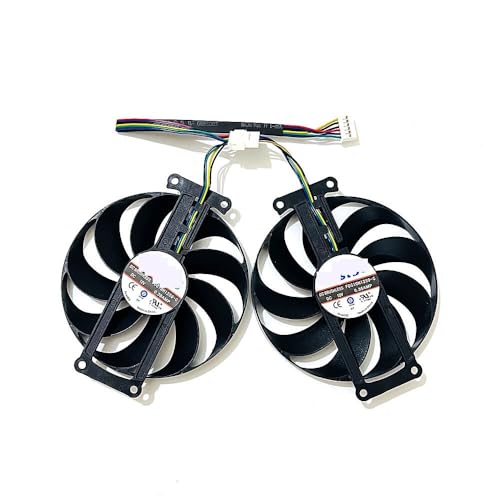Ventilador de tarjeta gráfica de 87mm FDC10H12S9-C compatible con Asus RTX 1660 Dual EVO OC