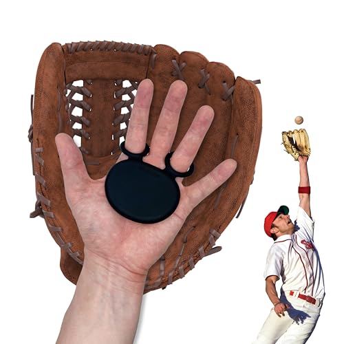 Palm Guard for Baseball & Softball in 3 Sizes (Youth/Adult) - Silicone Hand Protector Shield, Glove Padding Accessory Gear, Shock Pad Training Aid, Injury & Sting Prevention Infielder Catcher (Large)