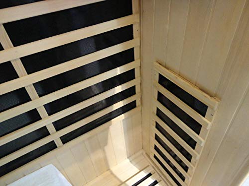 XXL Luxus LED Infrarotsauna- Infrarotkabine Wärmekabine Sauna+ Radio USB MP3 Lieferung per Spedition-3