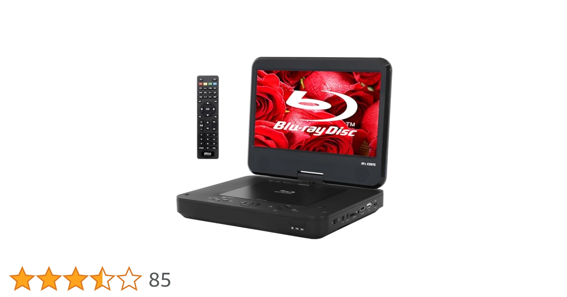 M's CORTE 10.1インチ ブルーレイ＆DVDプレーヤー Amazon | ダイニチ電子 国内メーカー M's CORTE 高精細液晶 HDMI