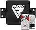 RDX Wandschlagpolster Kampfsport und Boxsack Handschuhe Set, Schlagpolster Wandmontage Trittkissen Wand groß Target Pad fur Kickboxen Muay Thai Boxpratzen Mitts, Schlagkissen MMA Training Boxen Pads