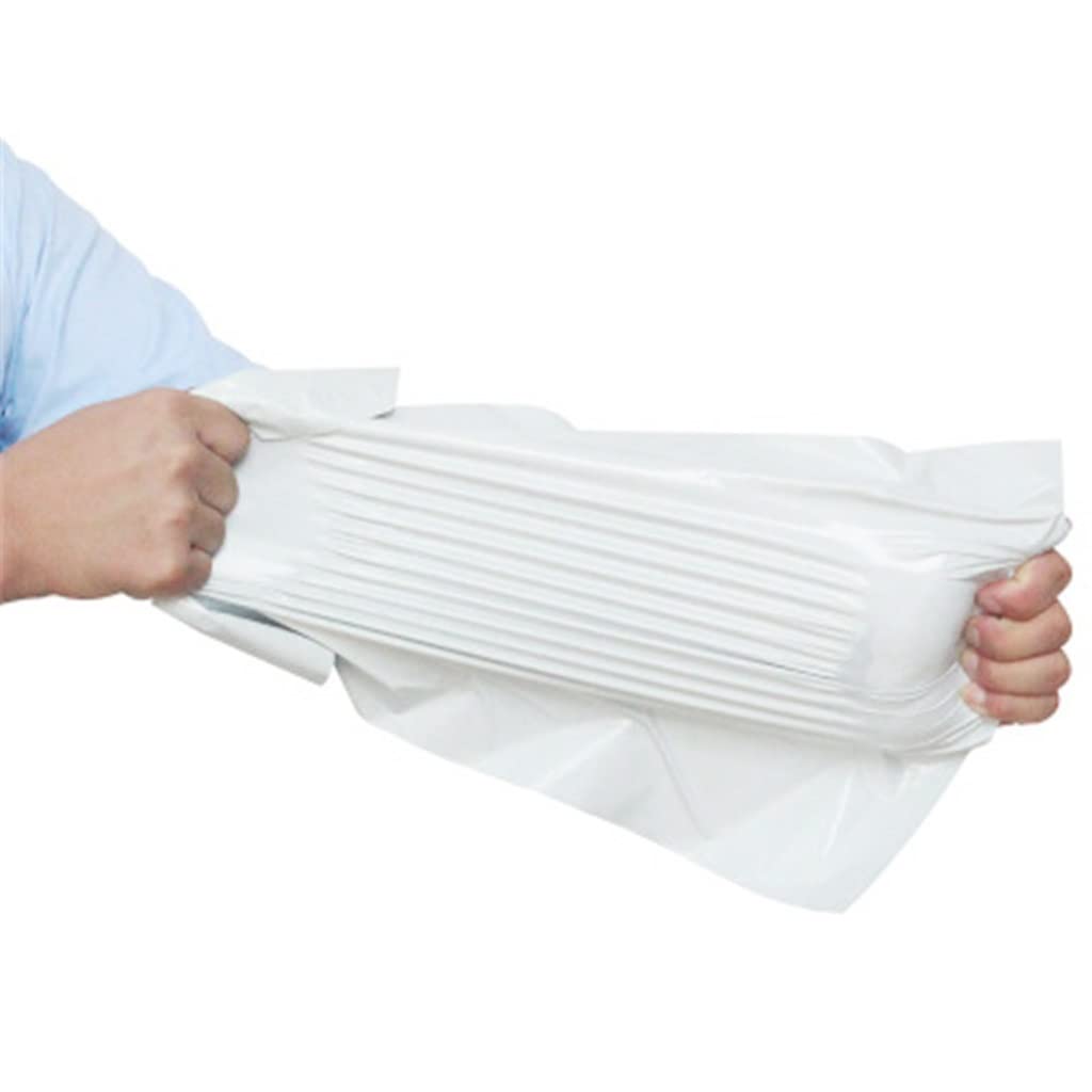 Courier Mailing Bags 55 PCS White Poly Satchels Mailers 5" X Weiße Mailers 5x7 Zoll