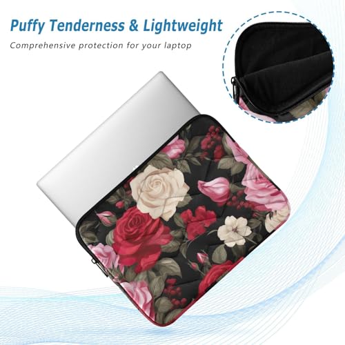 Funda de portátil negra Colorful Roses 13-14 pulgadas miniatura 5