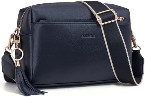 Roulens Bolsos Bandolera Para Mujer con 3 Compartimentos Grandes,...