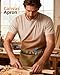 Shelvestar Canvas Work Waist Apron with 3 Pocket, Washable Tool Utility for Gardening Woodworkers Roofers Artists & Crafts Brown