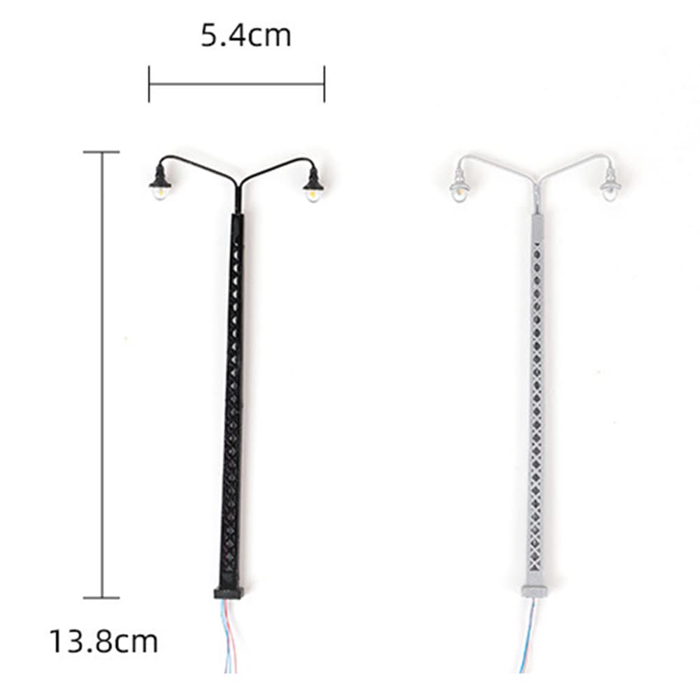 3Pcs Modello Luci Della Ferrovia Reticolo Albero Indicatore Di - Foto 5