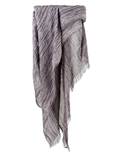 Women Men Cotton Linen Soft Light Evening Scarf Shawl Wrap Casual