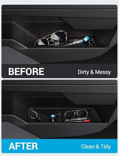 Image of Motrobe Tesla Cybertruck Door Side Storage Box Front Rear Door Tray Organizer Slot Pockets Handle Insert Protector TPE Cybertruck Accessories 2024 2025 4PCS