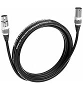 Wrugste XLR-kabel, premium symmetrische XLR-microfoonkabel, 3 m, 1 stuk, 3-pins XLR-stekker naar female