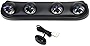DNA MOTORING FL-ZTL-249-NC Universal Neo Chrome Lens Roof Mounted Fog Light+Switch
