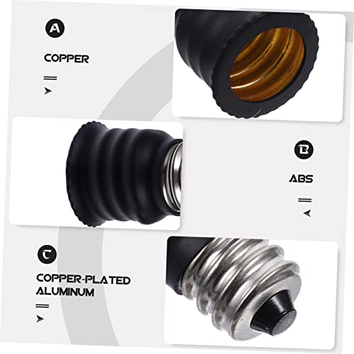 Hemobllo 75 Peças Cabeça Da Lâmpada De Conversão E12 Adaptadores Para a Europa Adaptador De Soquete