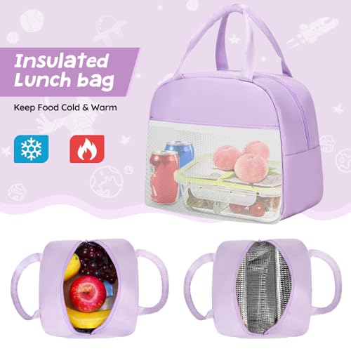 Image of ACESAK Astronaut Backpack for Girls - Girls Backpack with Lunch Bag