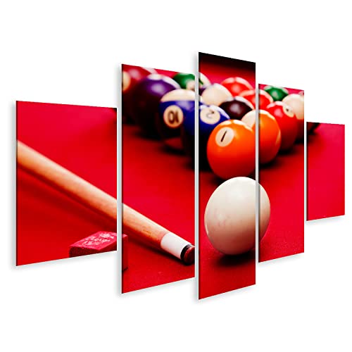 islandburner Quadri Moderni Billards Gioco di Biliardo. Pallino, Cue, Sfere