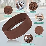 Headbands for Women Non Slip - Stylish Sports Hair Bands for Women's Hair - Soft Cotton Cloth Stretchy Headbands for Women for Yoga, Outdoor Exercise Running - Image 5