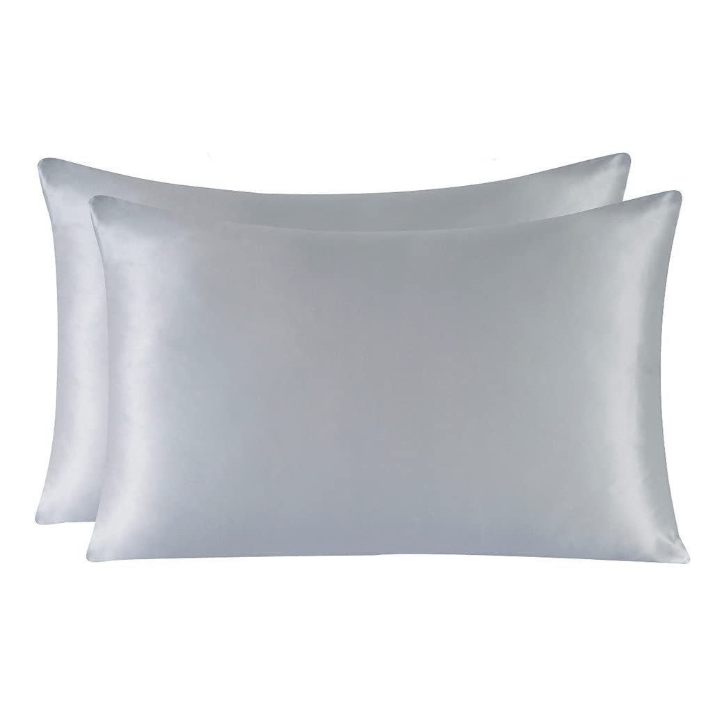 Taie d'oreiller en soie reine 20x30inch pour retrouver un sommeil réparateur apaisant