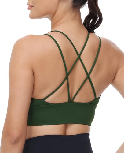 Image of MotoRun Bralettes for Women, Strappy Sports Bra Push up Bralette Sexy Bras Rave Top