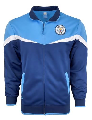 Boy's Manchester City Jacket With Zipper pockets, Licensed M. City Performance Track Jacket For Kids3
