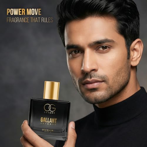 Image of OG Luxury India's Strongest Gallant Intense Extrait De Perfume for man, Premium & Long-Lasting Scent, luxury perfume for Special Occasions & Gifting, 100ML