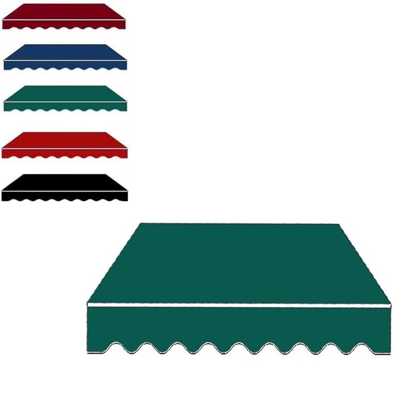 Toile de rechange pour store rétractable 3,5x3 m vert foncé