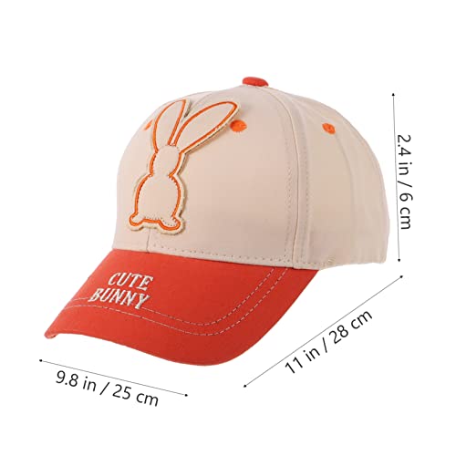 Baseball Hats for Boys and Girls Cotton Peaked Cap Outdoor Sun Protection Hat Beige2