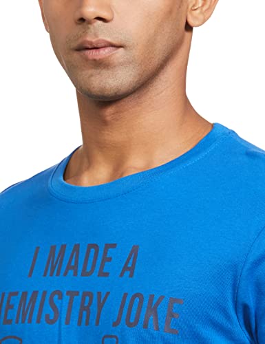 Image of Max Men Typographic Printed Crew Neck Slim Fit T-Shirt