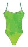 Nike Women's Haze Cut Out Tank Swimsuit 26 Electro Green