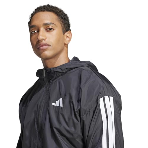 Image of adidas Men's Essentials 3-Stripes Windbreaker