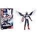 Marvel Studios Captain America Brave New World, 12-Inch Deluxe Captain America Action Figure, Shield & Accessories, Super Hero Toys for Kids 4 and Up