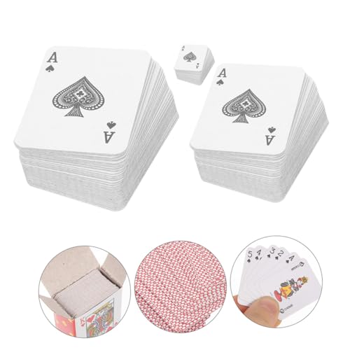SOIMISS 6 Stück Miniatur Pokerkarten Teiliges Winzige Kartenspiele für Reisen und Partys Lustige Sammelkarten als Witziges Vielseitig Einsetzbar für Familien und Camping – Bild 8