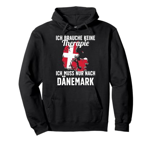 Dänische Flagge I Dänemark Urlaub I Dänemark Pullover Hoodie