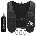 ArcticFit LED Running Vest - Adjustable Unisex Reflective Vest with Phone Holder and Storage - Lightweight and Durable Running Backpack Alternative - Hydration Vest for Marathon & Night Trainings