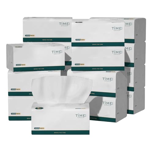 Soft Facial Tissues 7680 Total Sheets, [Not in Box] 4-Ply Ultra Strong & Soft Thick Tissues, 1920 Draws Unscented Paper Tissues for Sensitive Skin, Compact Size for Home, Office and Car 16 Soft Pack